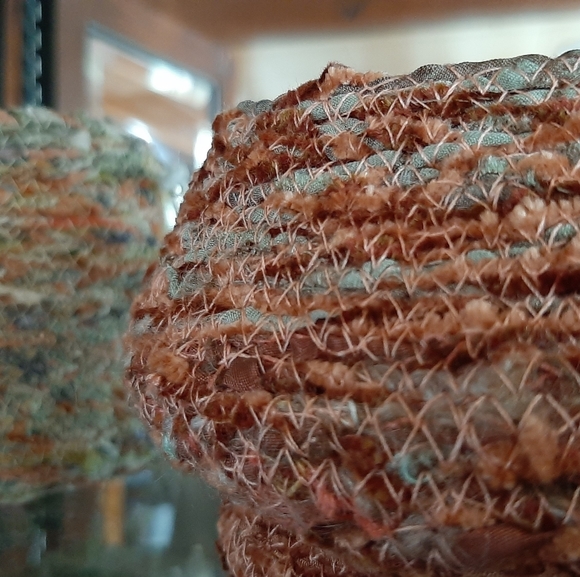 Fiber Art Woven Bowls - Picture 2 of 2